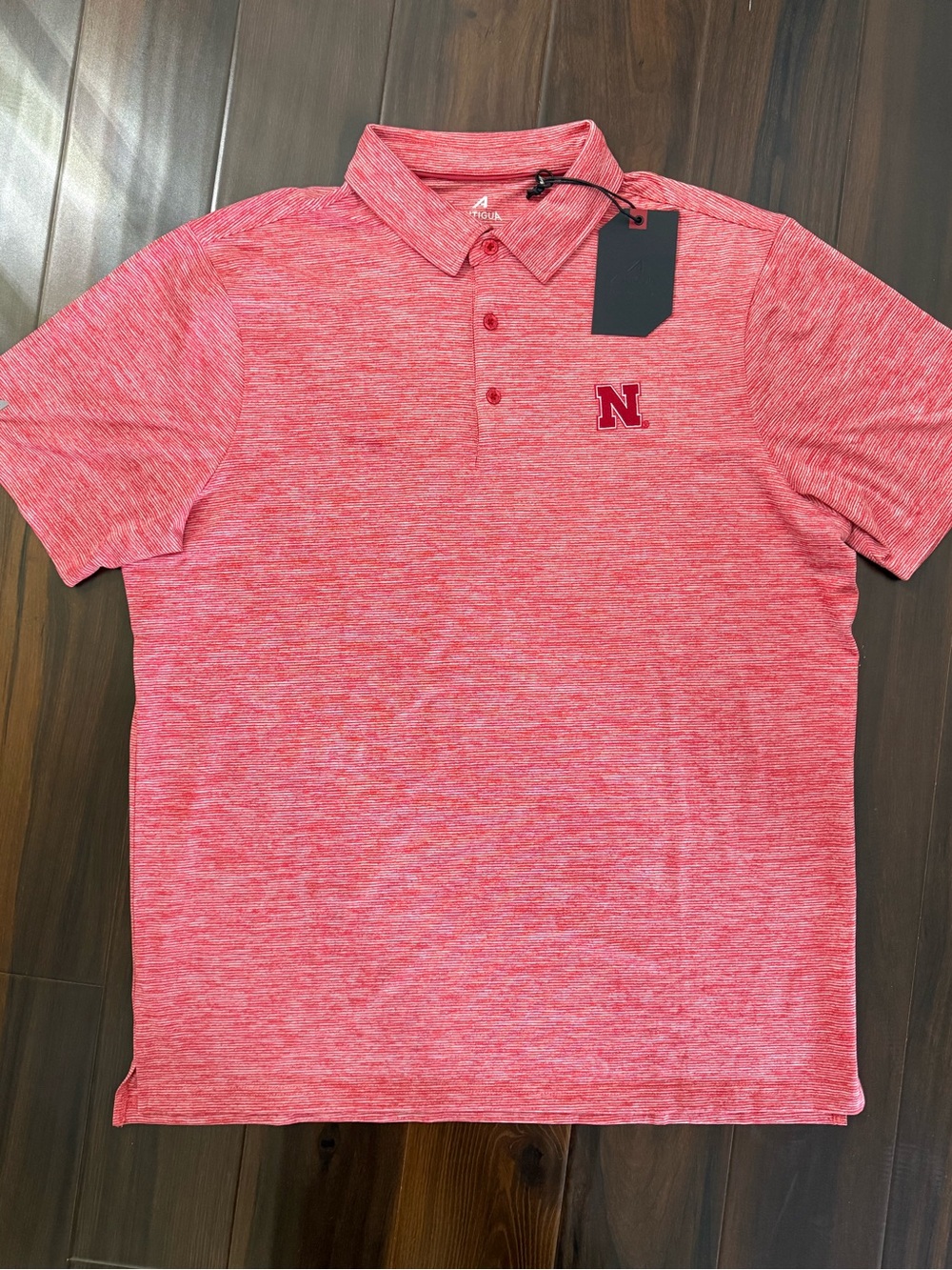 Antigua Nebraska Cornhuskers Short Sleeve Polo Golf Shirt